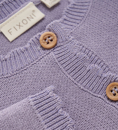 Fixoni Cardigan - Knit - Lavender Gray