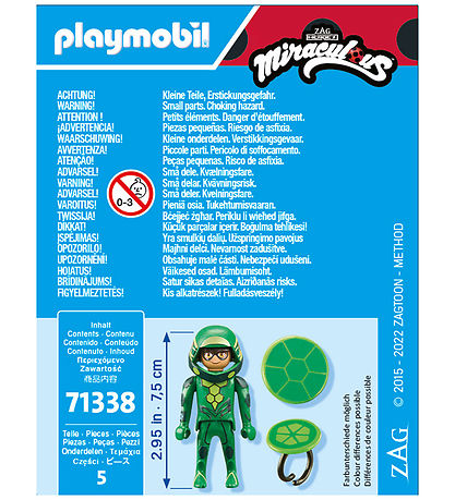 Playmobil Miraculous - Carapace - 71338 - 5 Dele