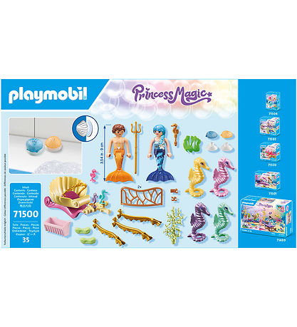 Playmobil Princess Magic - Havfrue med Shestevogn - 71500 - 35