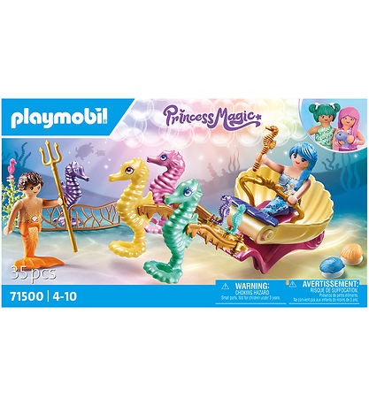 Playmobil Princess Magic - Havfrue med Shestevogn - 71500 - 35