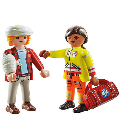 Playmobil DuoPack - Paramediciner med Patient - 71506 - 6 Dele