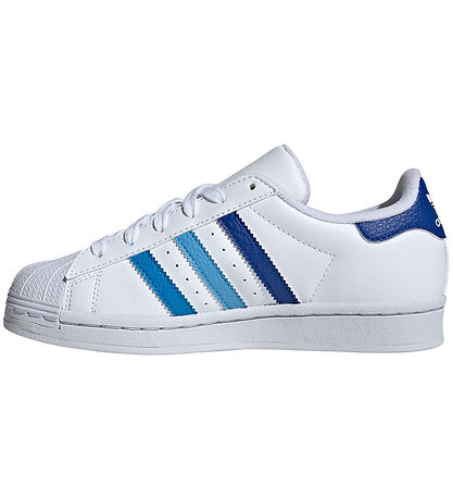 adidas Originals Sko - Superstar J - Hvid/Bl