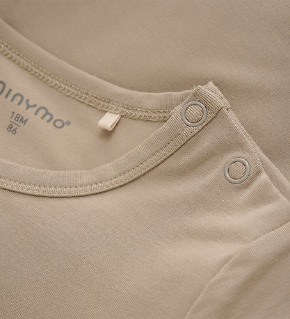 Minymo Body k/ - Viskose - Simply Taupe