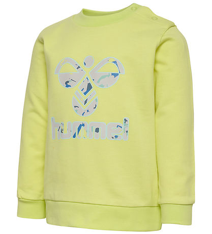 Hummel Sweatshirt - hmlLime - Sunny Lime