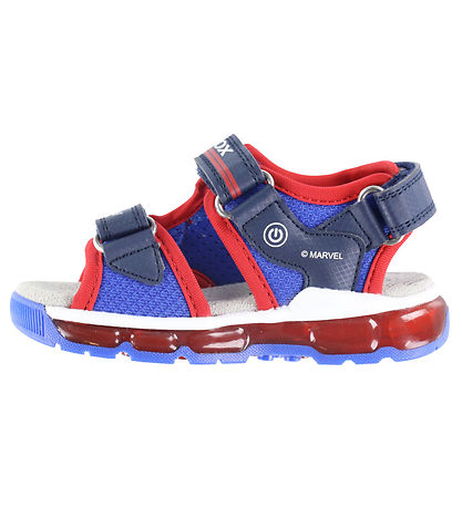 Geox Sandaler m. Lys - Android - Marvel Spider-Man - Navy/Red