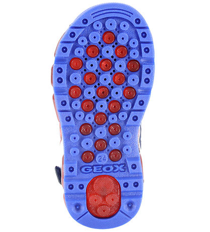 Geox Sandaler m. Lys - Android - Marvel Spider-Man - Navy/Red