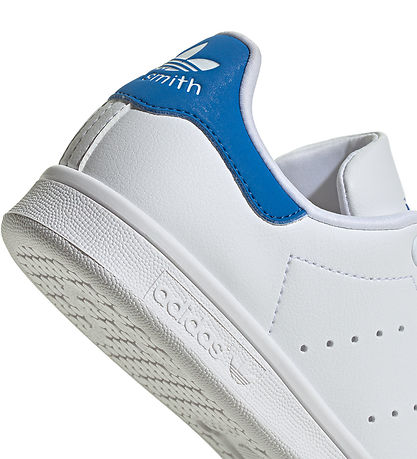 adidas Originals Sko - Stan Smith J - Hvid/Blå
