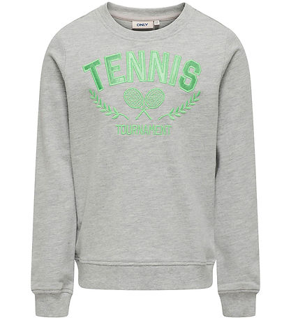 Kids Only Sweatshirt - KogVilla - Light Grey Melange/Tennis