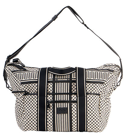 Lala Berlin Taske - Big Bag Muriel 2.0 - Heritage Stripe Black