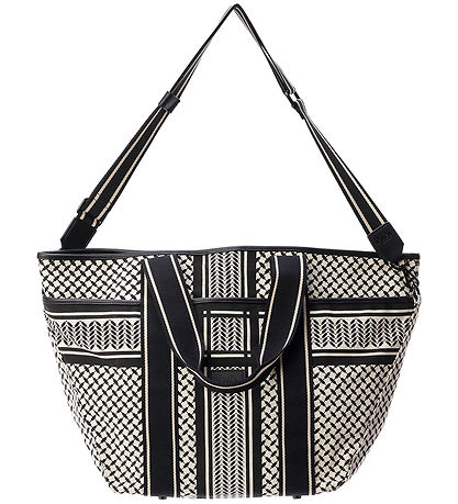 Lala Berlin Shopper - East West Tote Marin - Heritage Stripe Bla