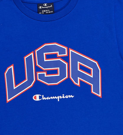 Champion T-shirt - Bl m. Print