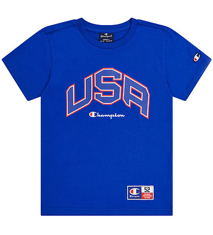 Champion T-shirt - Bl m. Print