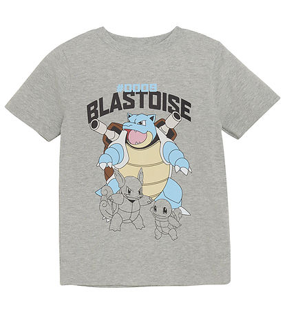 Minymo T-shirt - Pokémon - Grey Melange