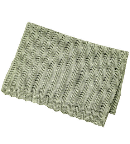 Smallstuff Babytæppe - Strik - Soft Green