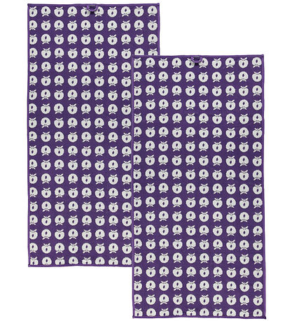 Smfolk Hndklde - 2-pak - 70 x 140 - Purple Heart