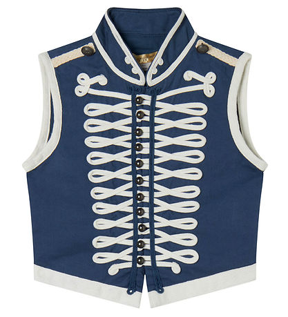 Stella McCartney Kids Vest - Navy m. Hvid