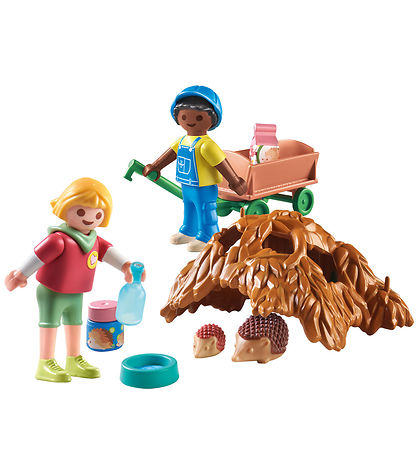 Playmobil My Life - Pleje af Pindsvinefamilien - 71512 - 18 Dele