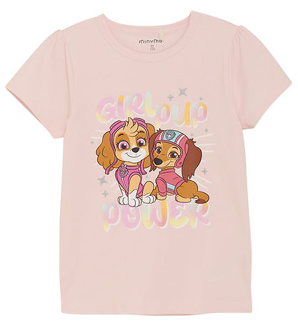 Minymo T-shirt - Paw Patrol - Pink Dogwood