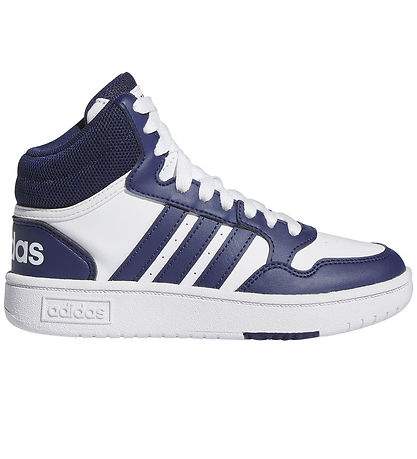 adidas Performance Sko - Hoops 3.0 Mid K - Hvid/Bl