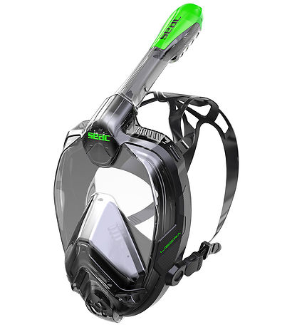 Seac Snorkelmaske - Libera S/M - Sort/Lime