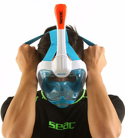 Seac Snorkelmaske - Magica L/XL - Hvid/Orange