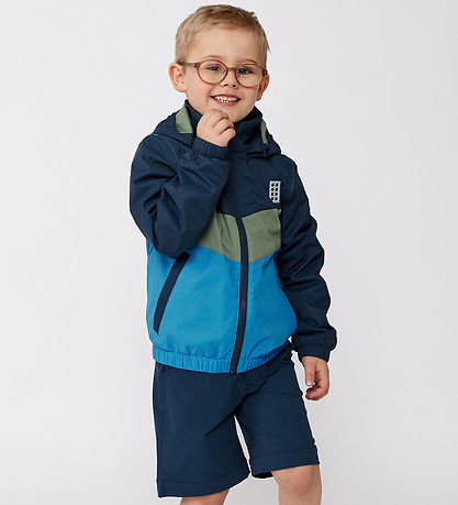 LEGO Wear Sommerjakke - LWJad 207 - Navy/Bl/Armygrn