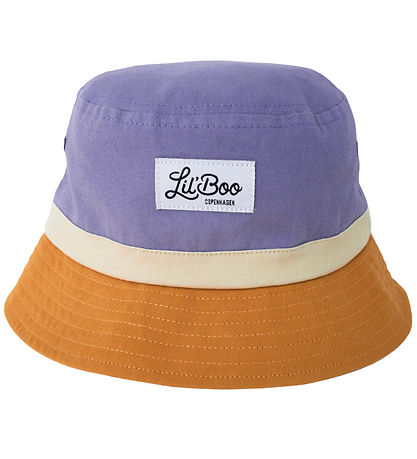 Lil' Boo Copenhagen Bllehat - Block Caramel/Dusty Blue