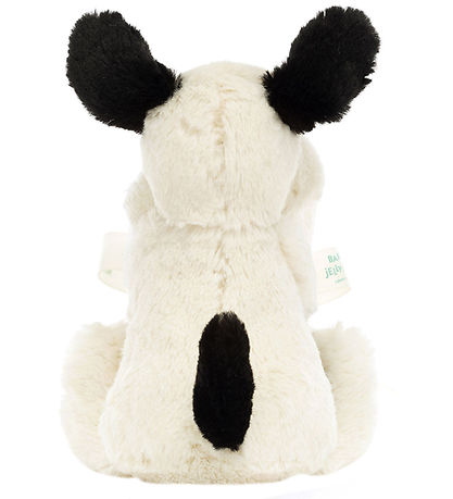 Jellycat Nusseklud - 34x34 cm - Bashful Black & Cream Puppy