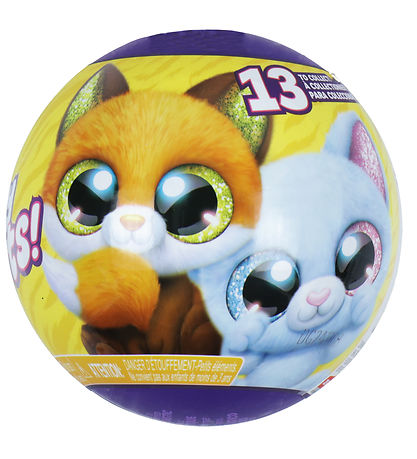 5 Surprise Kugle m. Overraskelse - Plushy Pets - Serie 2
