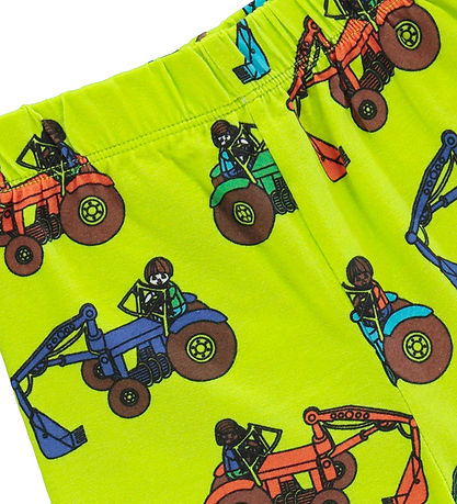 Smfolk Shorts - Bright Green m. Traktorer