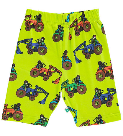 Smfolk Shorts - Bright Green m. Traktorer