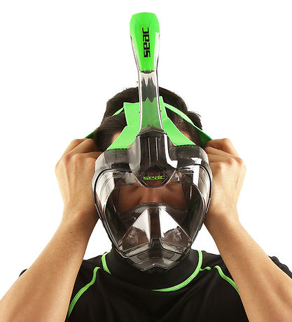 Seac Snorkelmaske - Magica L/XL - Sort/Lime