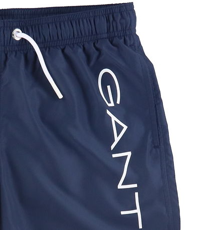 GANT Badeshorts - Logo Lightweight - Marine