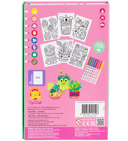 Tiger Tribe Farvest - Scented Colouring - Fruity Cutie