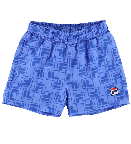 Fila Badeshorts - Laudert - Ultramarine Playful m. Logoer