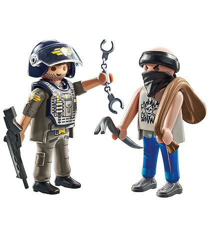 Playmobil Duopack - SWAT & Rver - 71505 - 9 Dele