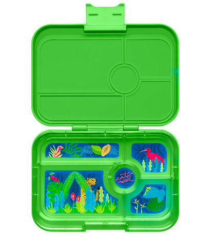 Yumbox Madkasse m. 5 Rum - Bento Tapas - Jurassic Green/Jungle