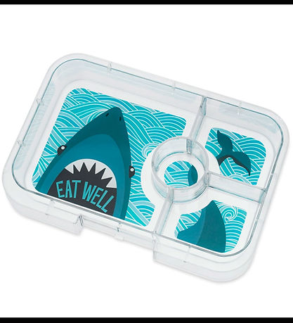 Yumbox Madkasse m. 4 Rum - Bento Tapas - Jurassic Green/Shark