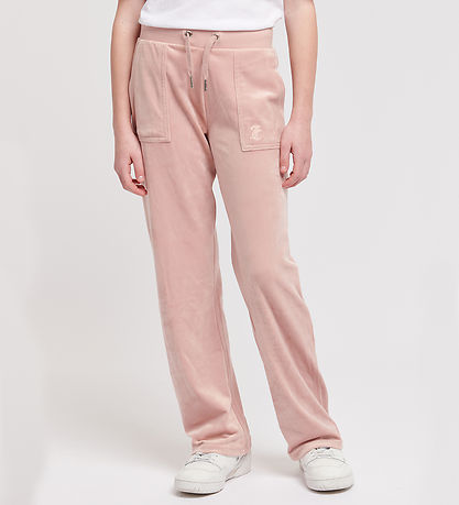 Juicy Couture Velourbukser - Tonal - Adobe Rose