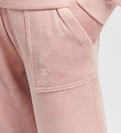 Juicy Couture Velourbukser - Tonal - Adobe Rose