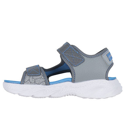 Skechers Sandaler m. Lys - Creature-Splash - Charcoal Blue