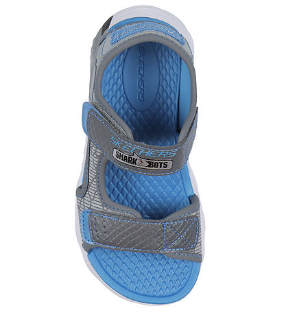 Skechers Sandaler m. Lys - Creature-Splash - Charcoal Blue