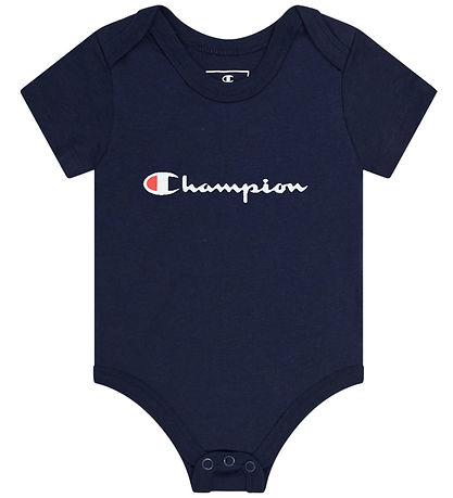 Champion Body k/ - 3-pak - Hvid/Bl/Navy