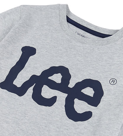 Lee T-Shirt - Wobbly Graphic - Vintage Grey Heather