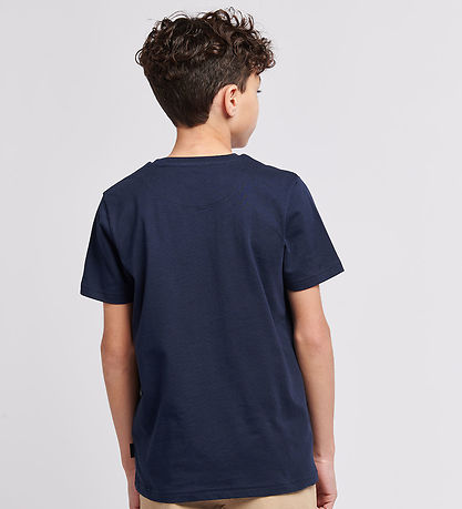 Lee T-Shirt - Wobbly Graphic - Navy Blazer