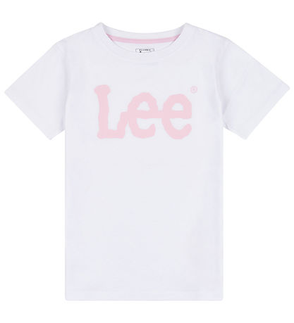 Lee T-Shirt - Wobbly Graphic - Bright White