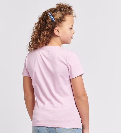Lee T-Shirt - Badge - Pink Lavender
