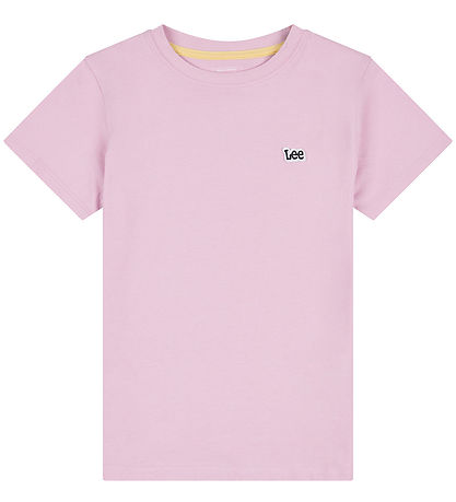 Lee T-Shirt - Badge - Pink Lavender