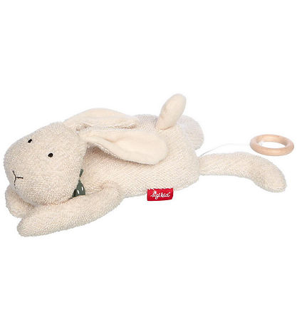 Sigikid Bamse m. Musik - Rabbit - Beige