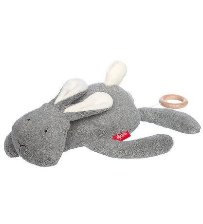 Sigikid Bamse m. Musik - Rabbit - Grey